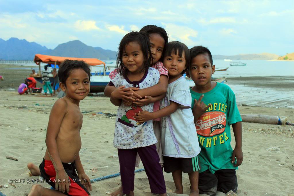 Bocah-bocah Kampung Komodo, Pulau Komodo, Nusa Tenggara Timur