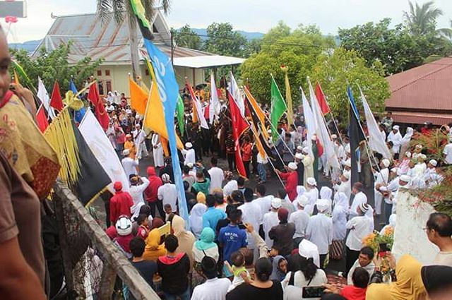 Panji Nyili-nyili, prosesi budaya sebagai simbol memperingati perjuangan Sultan Nuku pada masa Revolusi Tidore (Sumber foto: Visit Tidore Island)