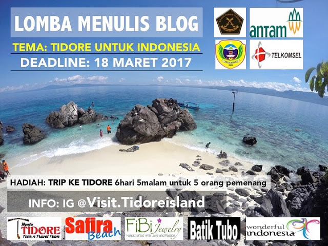 Tulisan ini diikutkan dalam lomba blog Visit Tidore Island bertema “Tidore Untuk Indonesia”