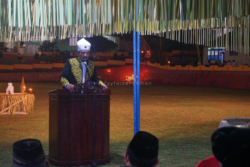 Sambutan Sultan Tidore, Hi. Husain Sjah