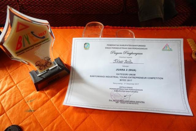 Prestasi yang pernah diraih Akbar atas karya uniknya