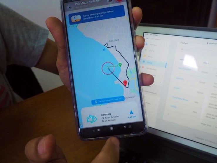 Alur rekomendasi rute penangkapan ikan. (FOTO: Rifqy Faiza Rahman)